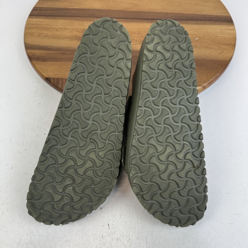 Mens Birkenstock Arizona Green Eva Strappy Slide Sandals Size EU 44 Wide GUC - Picture 7 of 7